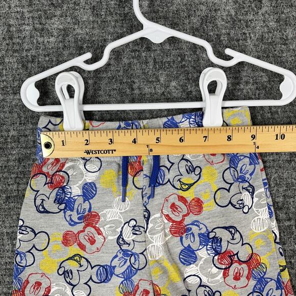 Mickey Mouse Sweat Shorts 2T Toddler Disney Elastic Waist‎ - Picture 3 of 8